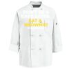 Eight Knot Button Chef Coat with Thermometer Pocket Thumbnail