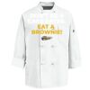 Eight Knot Button Chef Coat with Thermometer Pocket Thumbnail