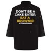 Ten Pearl Button Black Chef Coat Thumbnail